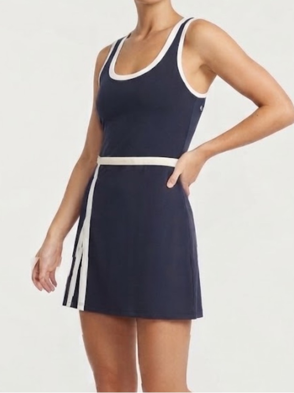 Women’s Navy and White Athletic Sports Gym Dress Size Large